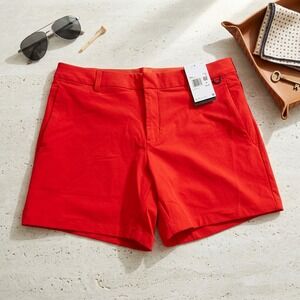 NWT Nike 24.7 PerfectStretch Dri-FIT 6" Shorts Crimson Red Men's Size 34 HQ6933